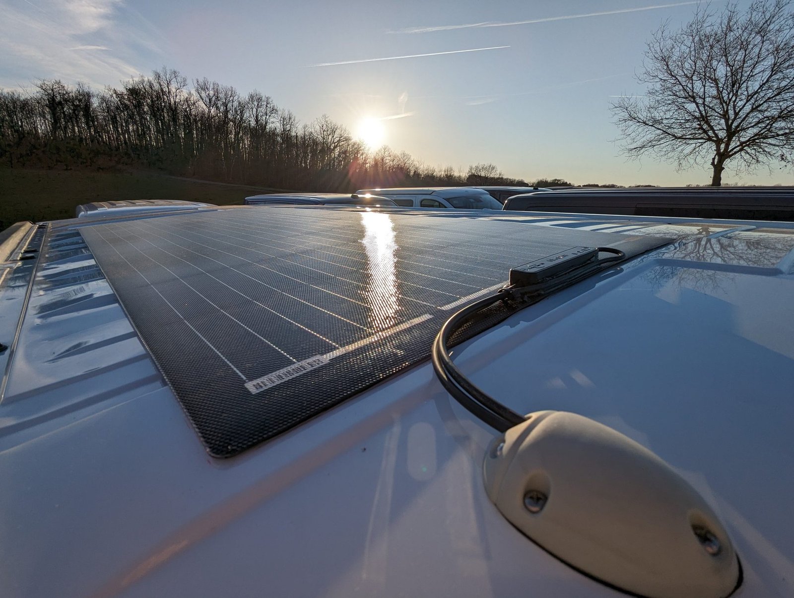 Panneaux solaires sur le toit